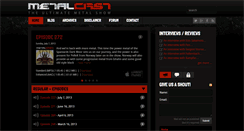 Desktop Screenshot of metalcastshow.com